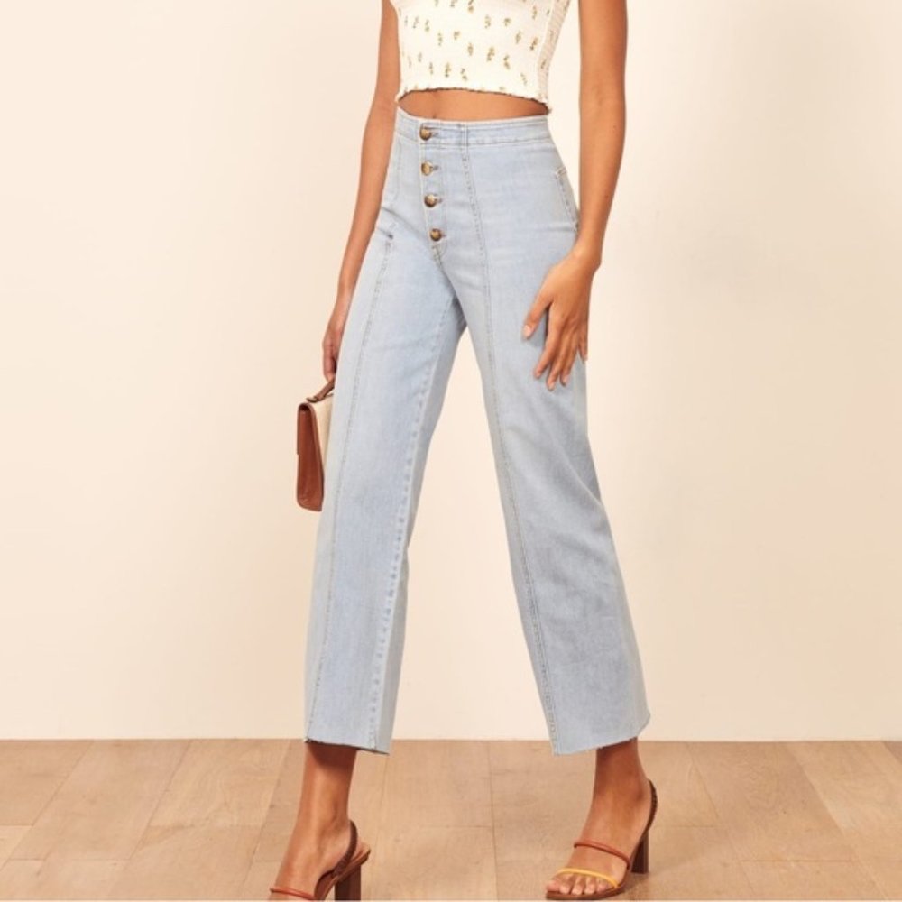 NWT Reformation Leon Stretch Flood